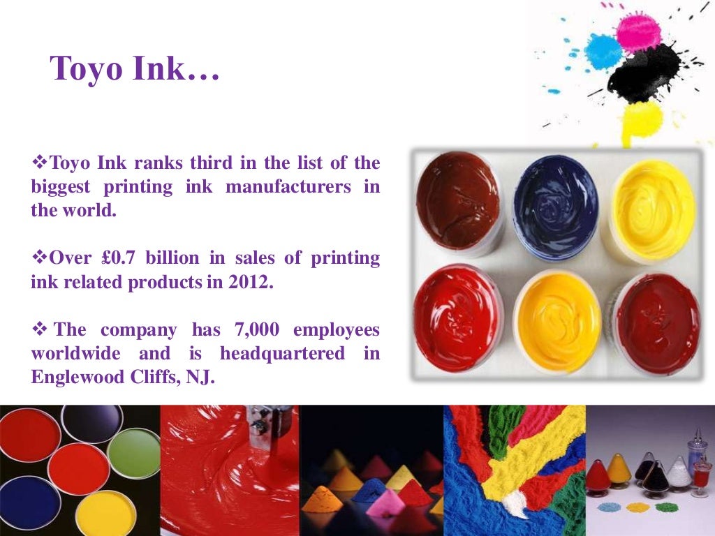 Printing Ink Manufacturer