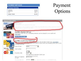 Payment 
Options 
 