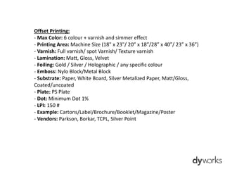 Printing Techniques & Substrates | PPTX