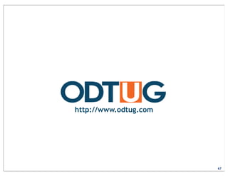 http://www.odtug.com
67
 