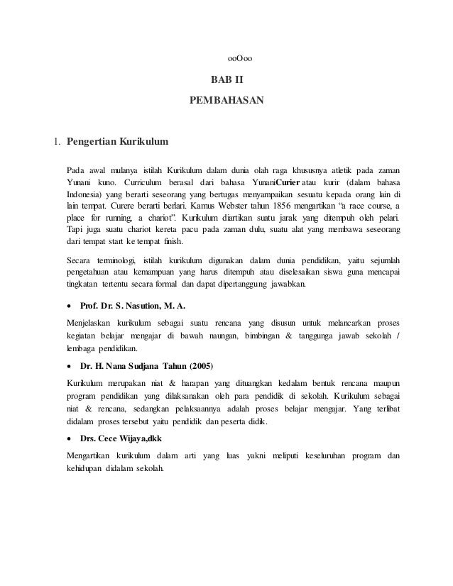 Makalah Kurikulum Pendidikan