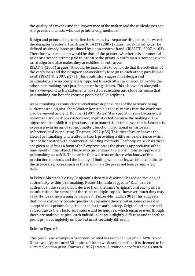 Printmaking essay questions picture