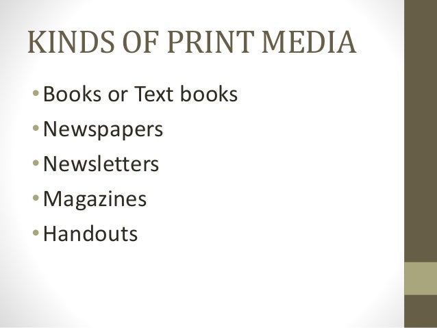 A Beginner’S Guide To Print Media – JAPPLH