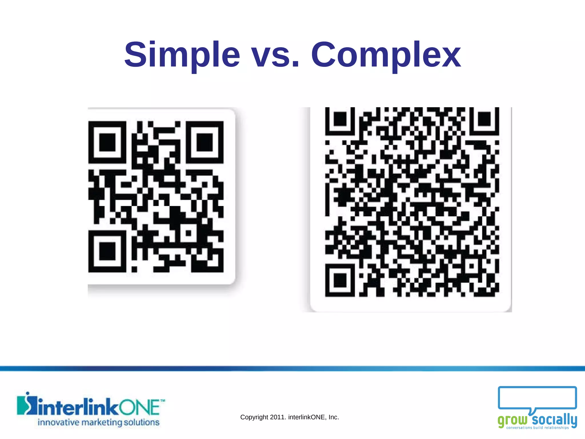Simple vs. Complex 