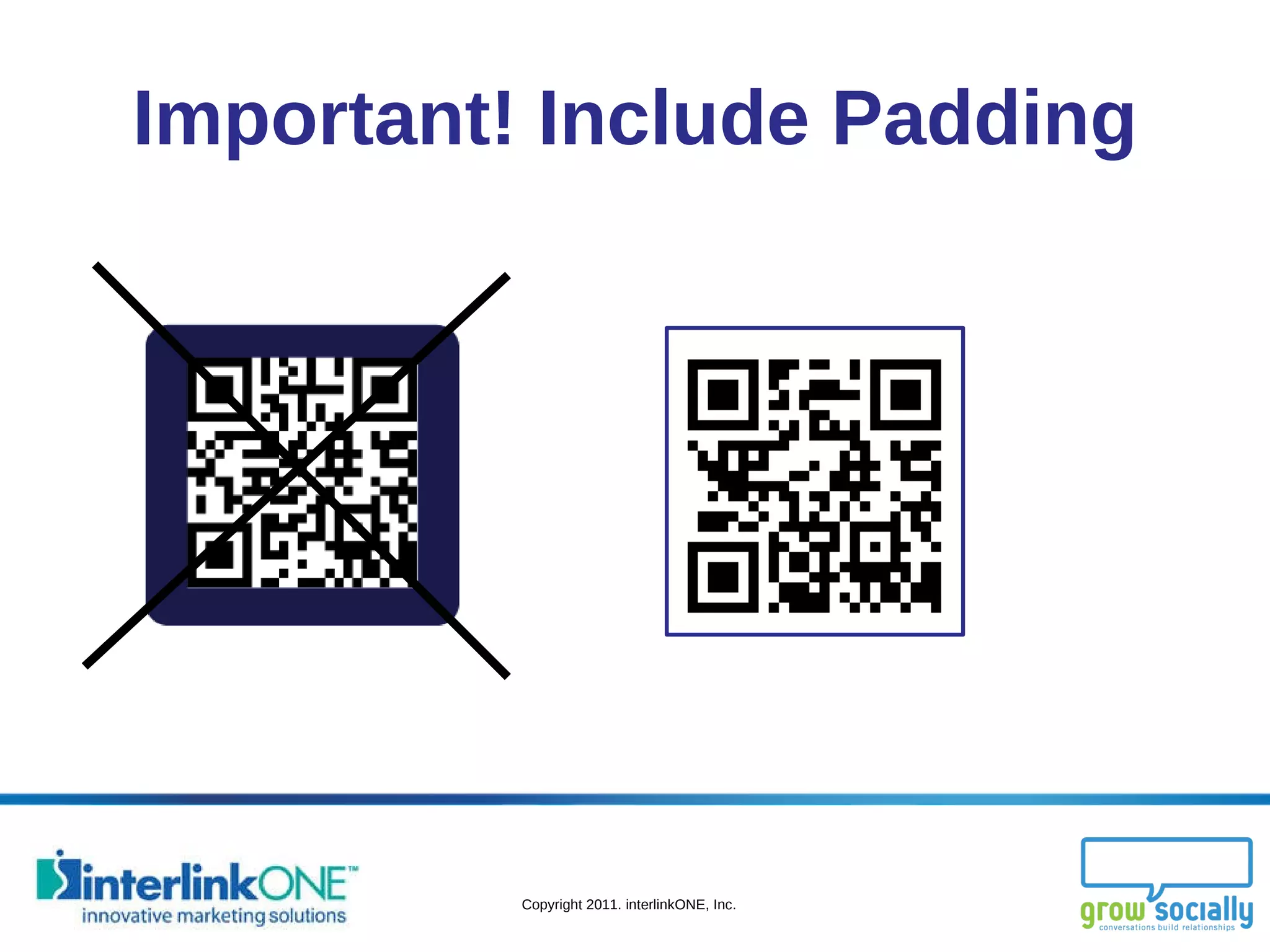 Important! Include Padding 