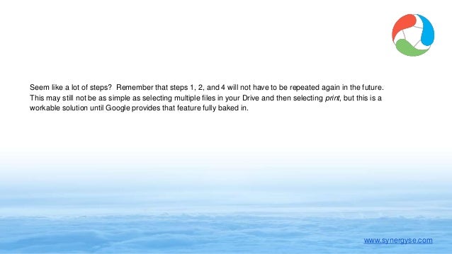 Print Multiple Google Docs Simultaneously from a Chromebook