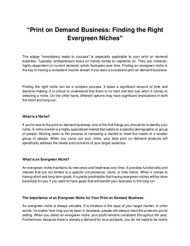 Print on Demand Business_ Finding the Right Evergreen Niches.pdf