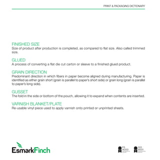 Print & Packaging Dictionary 2018 | PDF