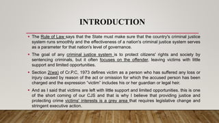print ppt victim in justice system of india | PPTX