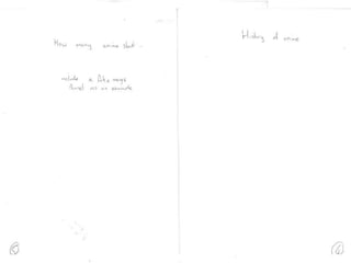 Pagination:
A plan for the pages of your book. What will be the cover? What will be the running order? What will go in it? How many
pages for each item? This is important to get right if you want it to print correctly later on. It will also help you plan the space
you have.
 