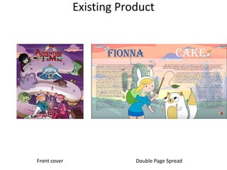 Existing Product
Front cover Double Page Spread
 