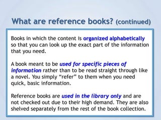 Understanding Print Reference Resources | PPT