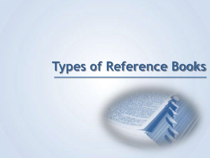 Understanding Print Reference Resources