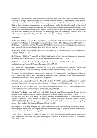 SELF HEALING CONCRETE REVIEW PAPER | PDF