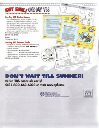 Print Scans: VBS Brochure Set Sail | PDF