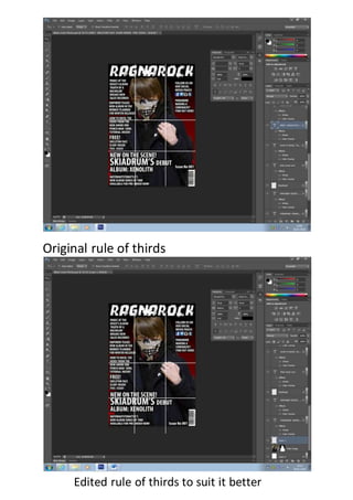 Original rule of thirds
Edited rule of thirds to suit it better
 