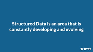 @izzionﬁre #SMX
Structured Data is an area that is
constantly developing and evolving
 