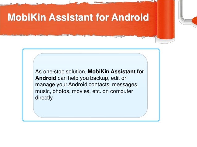 Mobikin assistant for android key