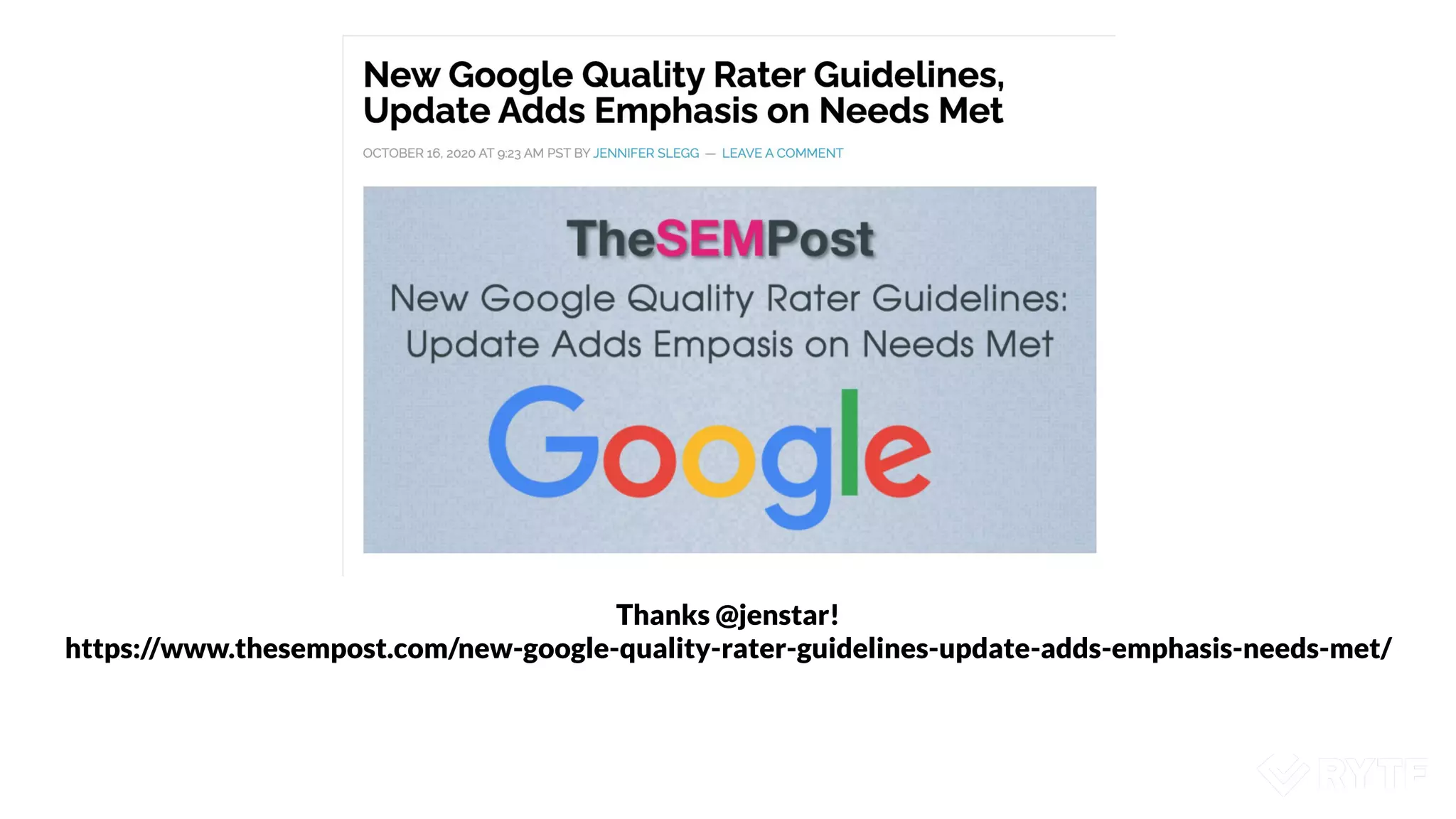Thanks @jenstar!
https://www.thesempost.com/new-google-quality-rater-guidelines-update-adds-emphasis-needs-met/
 