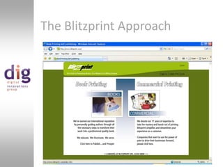 The Blitzprint Approach