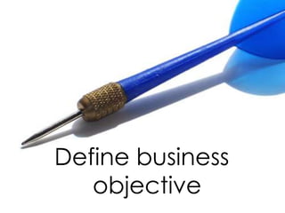 Define business
   objective
 