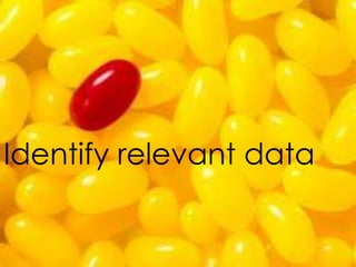 Identify relevant data
 