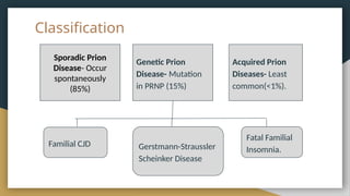 Prion Diseases - Neurological Infections | PPTX