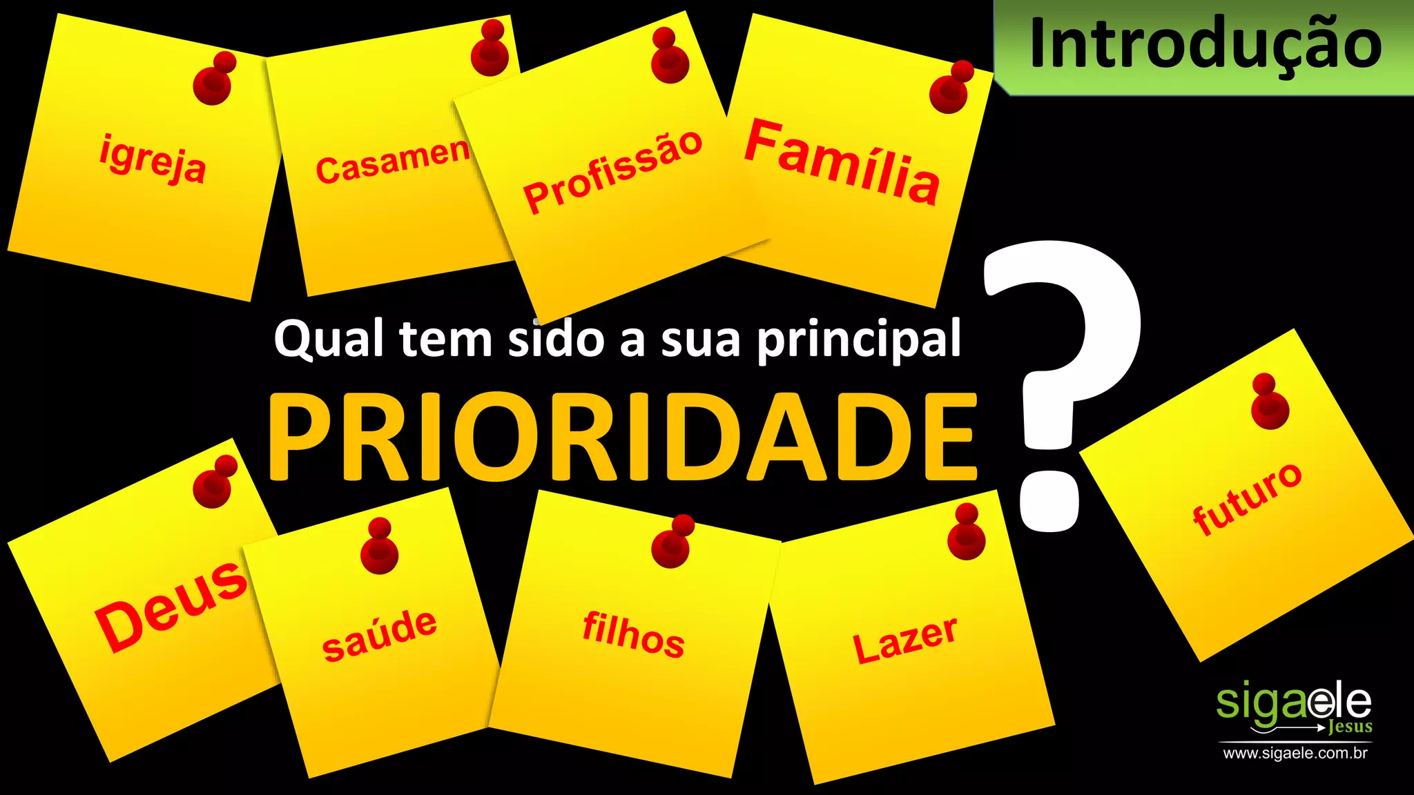 Prioridade, qual é a sua? | PPT