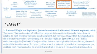 @t_magennis
“SAFeST”
Works:
• xxx
Fails:
• xxx
 