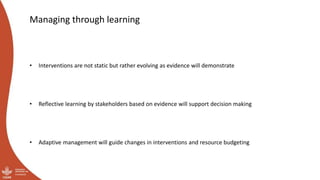 Theory Based Approach to Planning, Monitoring and Evaluating in the Livestock CRP
