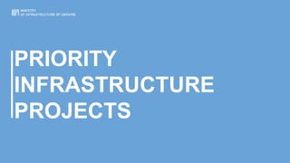 PRIORITY
INFRASTRUCTURE
PROJECTS
 