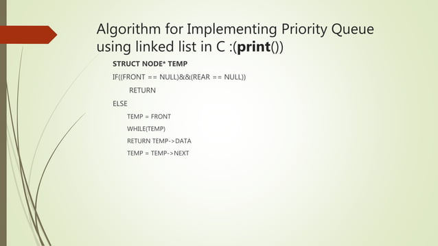 Priority queue in DSA | PPT