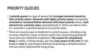 DATA STRUCTURES PRIORITY QUEUES AND LEFTIST TREES.pptx