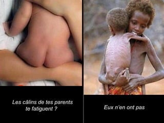 Les câlins de tes parents    te fatiguent ?  Eux n’en ont pas 