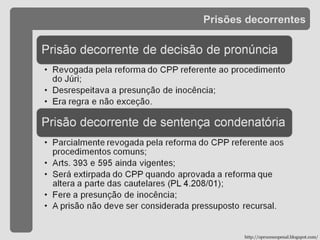 http://oprocessopenal.blogspot.com/ Prisões decorrentes 