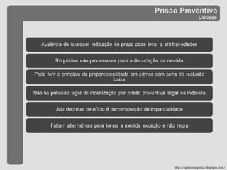 Prisão Preventiva Críticas http://oprocessopenal.blogspot.com/ 