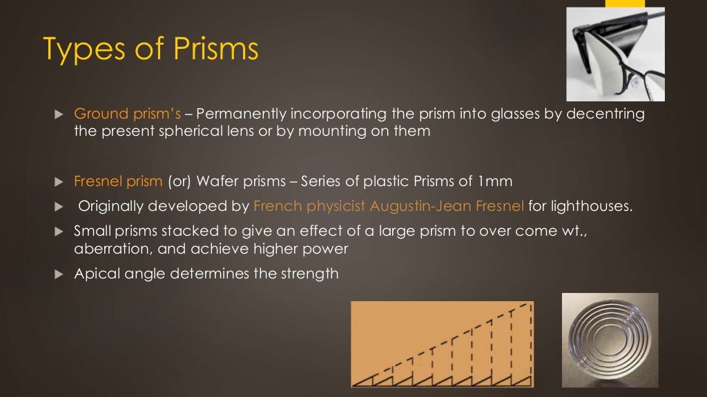 Prism in ophthalmology