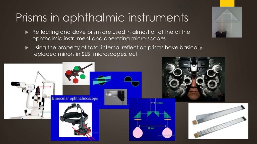 Prism in ophthalmology