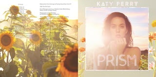 Katy Perry "PRISM" Digital Booklet