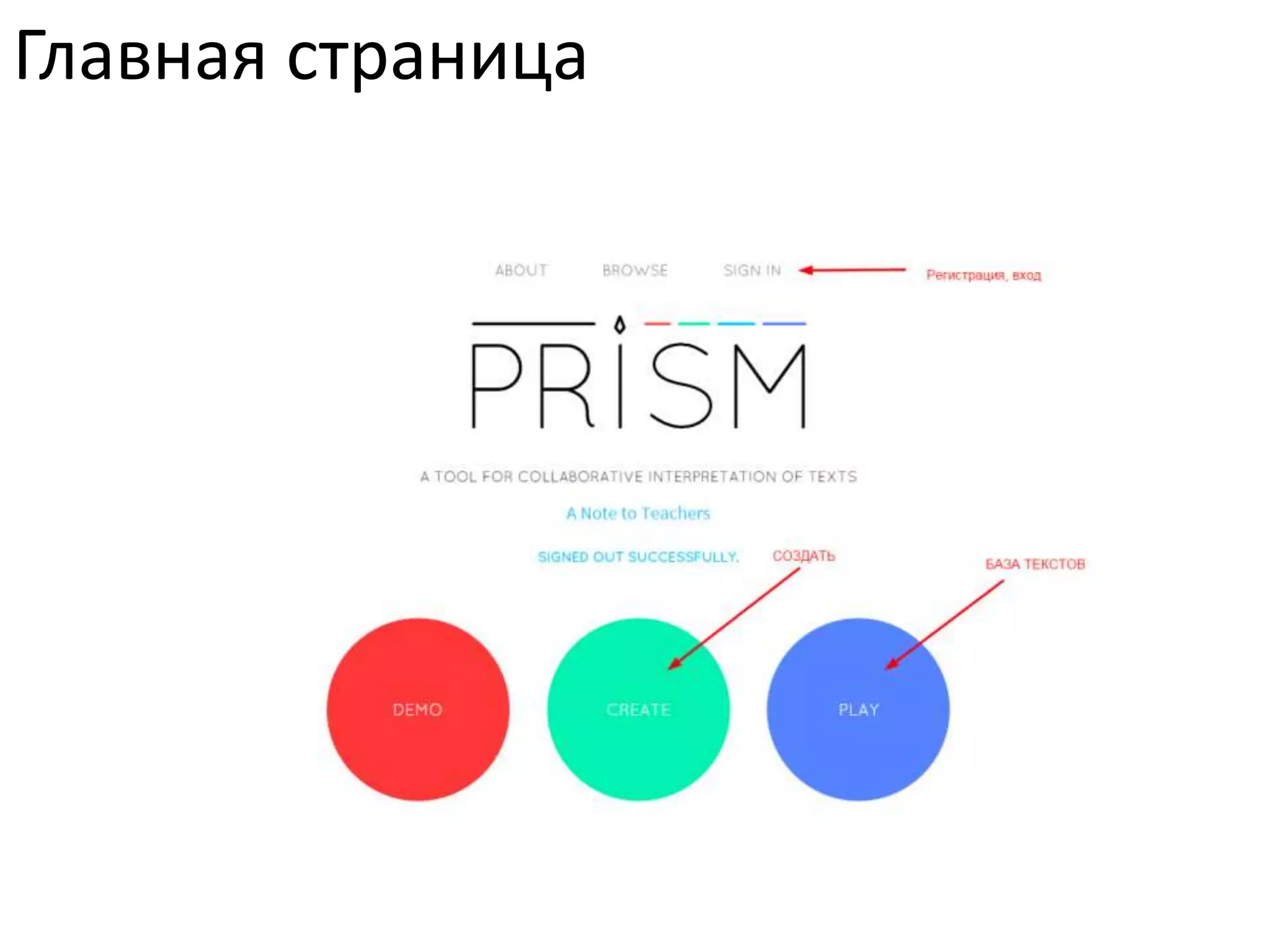 Главная страница
