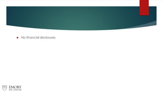  No financial disclosures
 