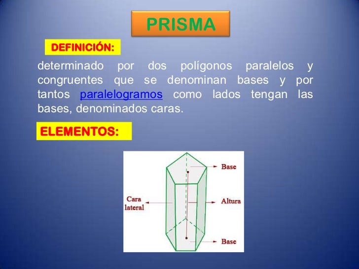 Prisma clase Prisma clase