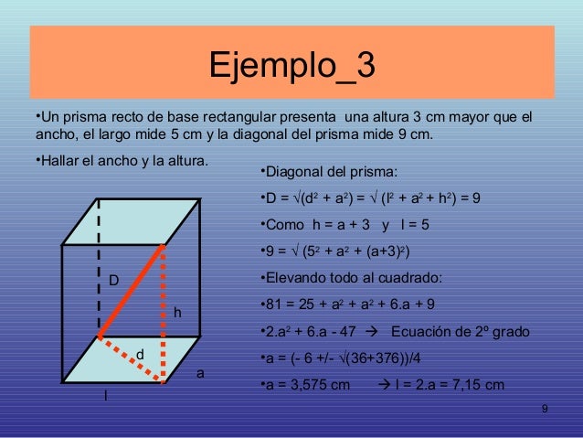Calcular el volumen de un prisma Prismaaa