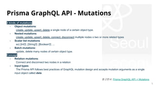 Prisma api kick off: React-Native Seoul meetup | PPT