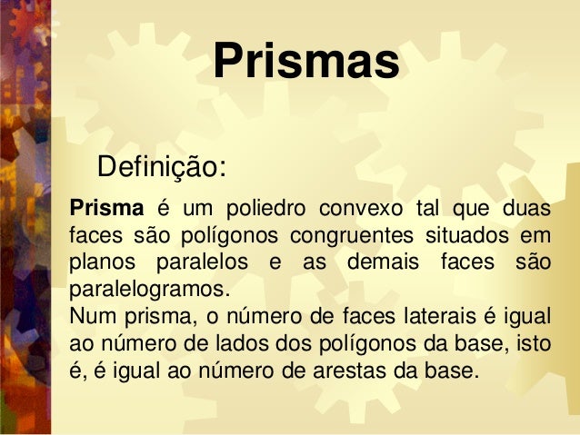 Gemetria Espacial: Prismas