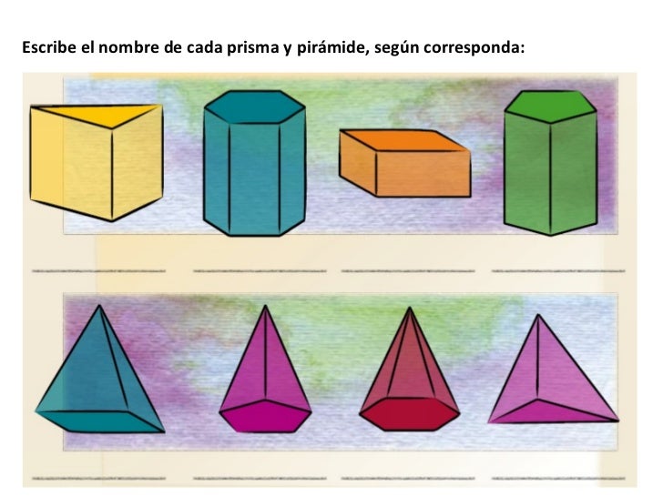 Prismas y pirámides