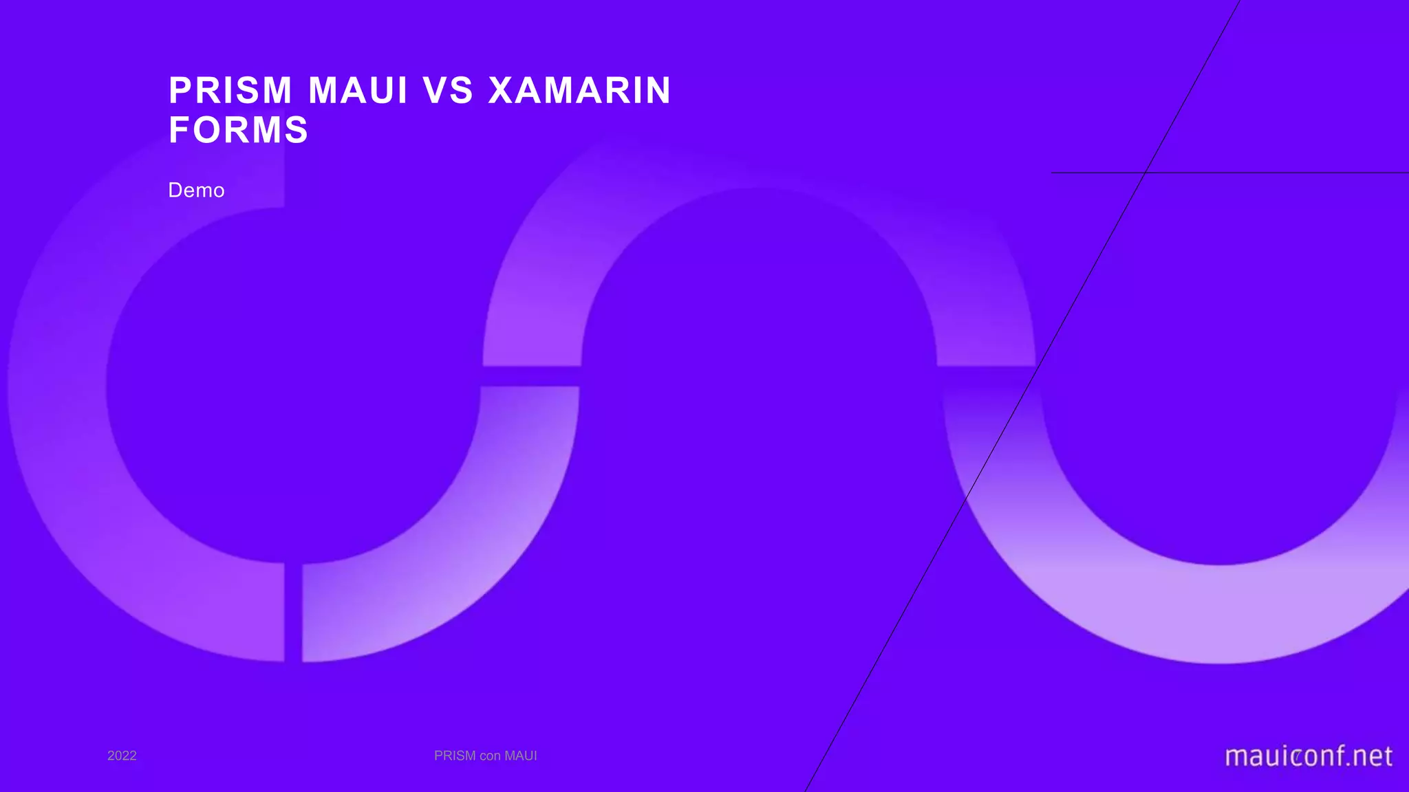 PRISM MAUI VS XAMARIN
FORMS
Demo
2022 PRISM con MAUI 7