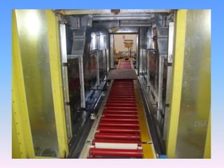 INSIDE VIEW OF POWDER CURING OVEN
 