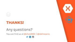 THANKS!
Any questions?
You can find us at @chard003 | @rdelrosario
 