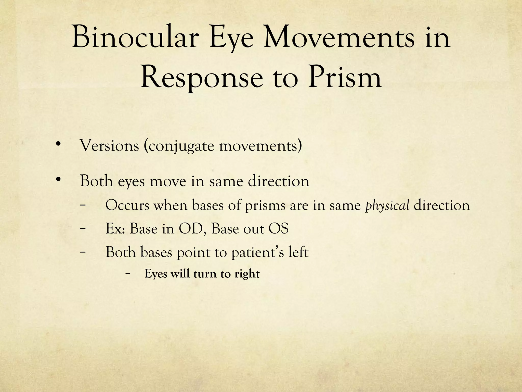 Prism Base Direction Examples Eye Prism & it's uses | PPT
